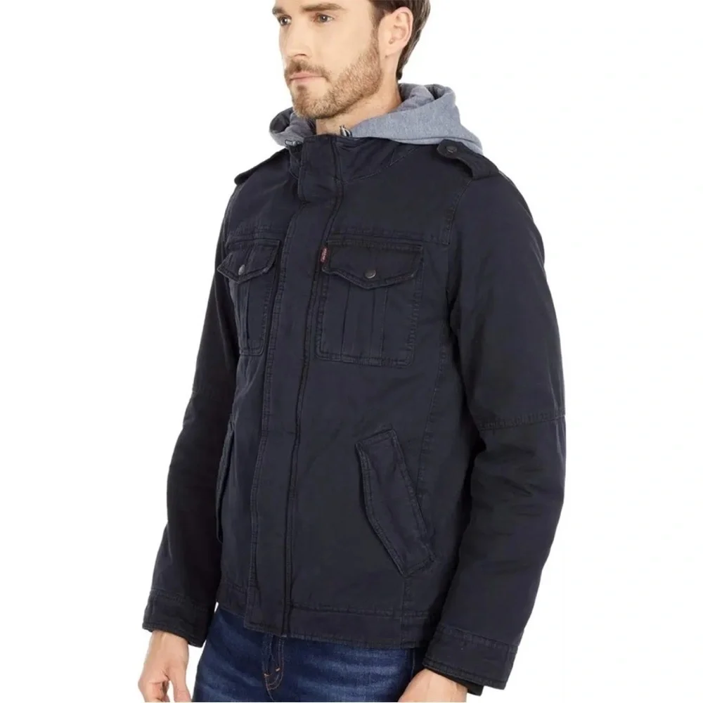 Levi’s Black Utility Jacket Large